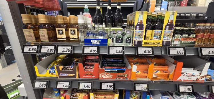 Sucreries aux caisses