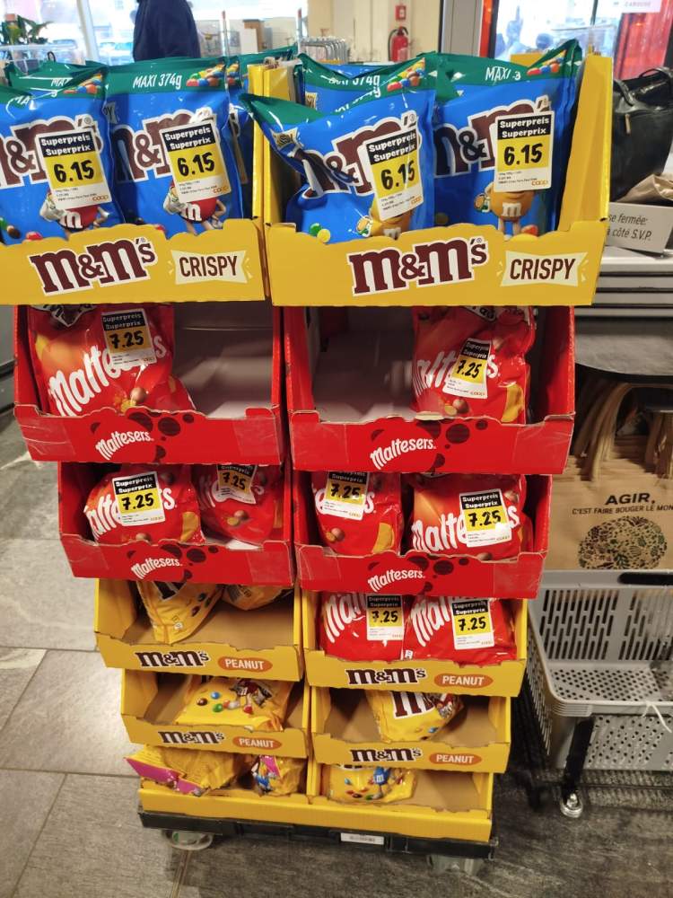 Sucreries aux caisses