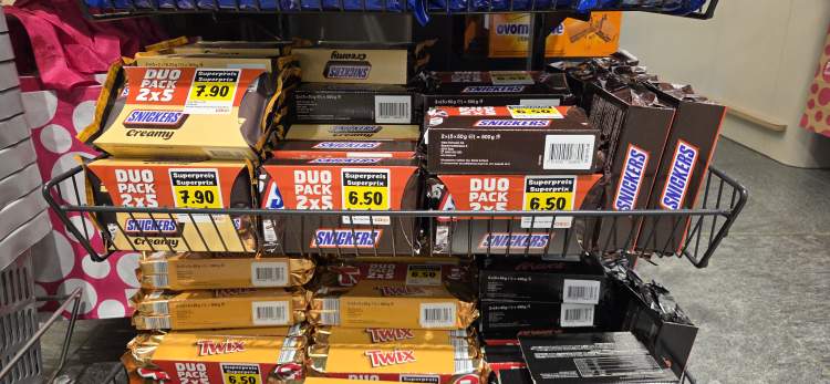 Sucreries aux caisses