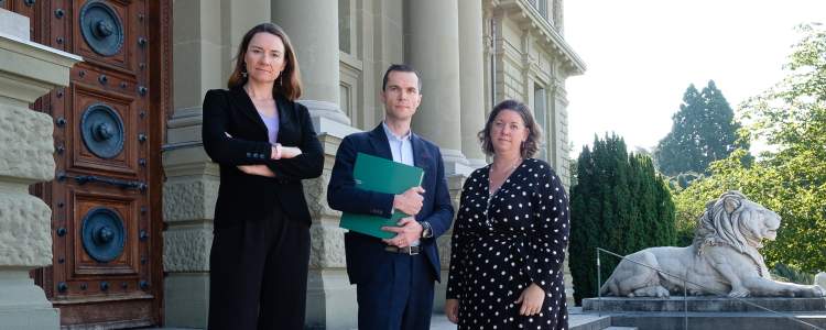 Sophie Michaud Gigon, Jean Tschopp et Sandra Imsand