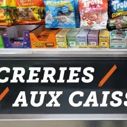 Sucreries aux caisses - hero