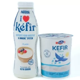 Kéfirs de Nestlé et Emmi