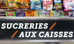 Sucreries aux caisses - hero