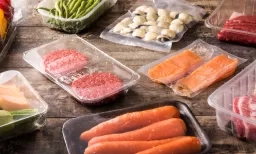 Denrées sous plastique