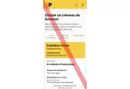 Site poste arnaque