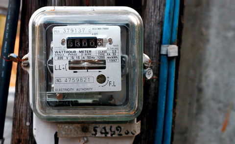 compteur d'électricité