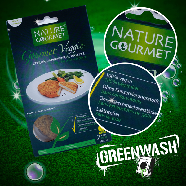 Greenwash escalope panée